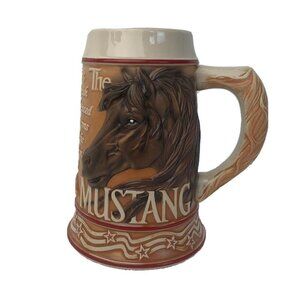 Avon American Animal Horse Stein 2001 The Mustang Tom OBrien With Box